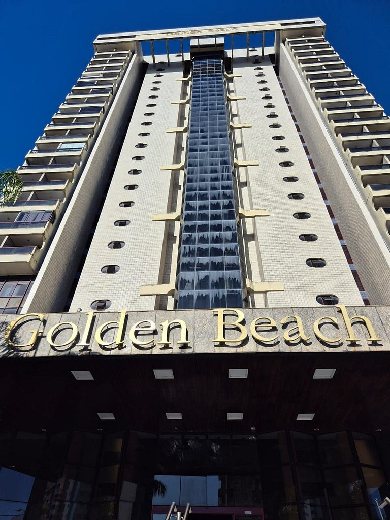 Flat Golden Beach - Suíte Frente Mar com varanda